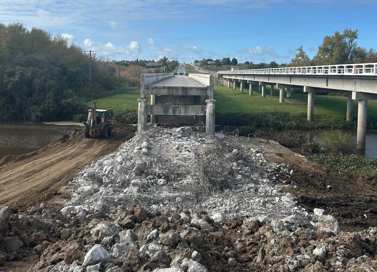 Comienzan obras de reconstrucción de puentes en Ruta 1 para mejorar circulación y seguridad