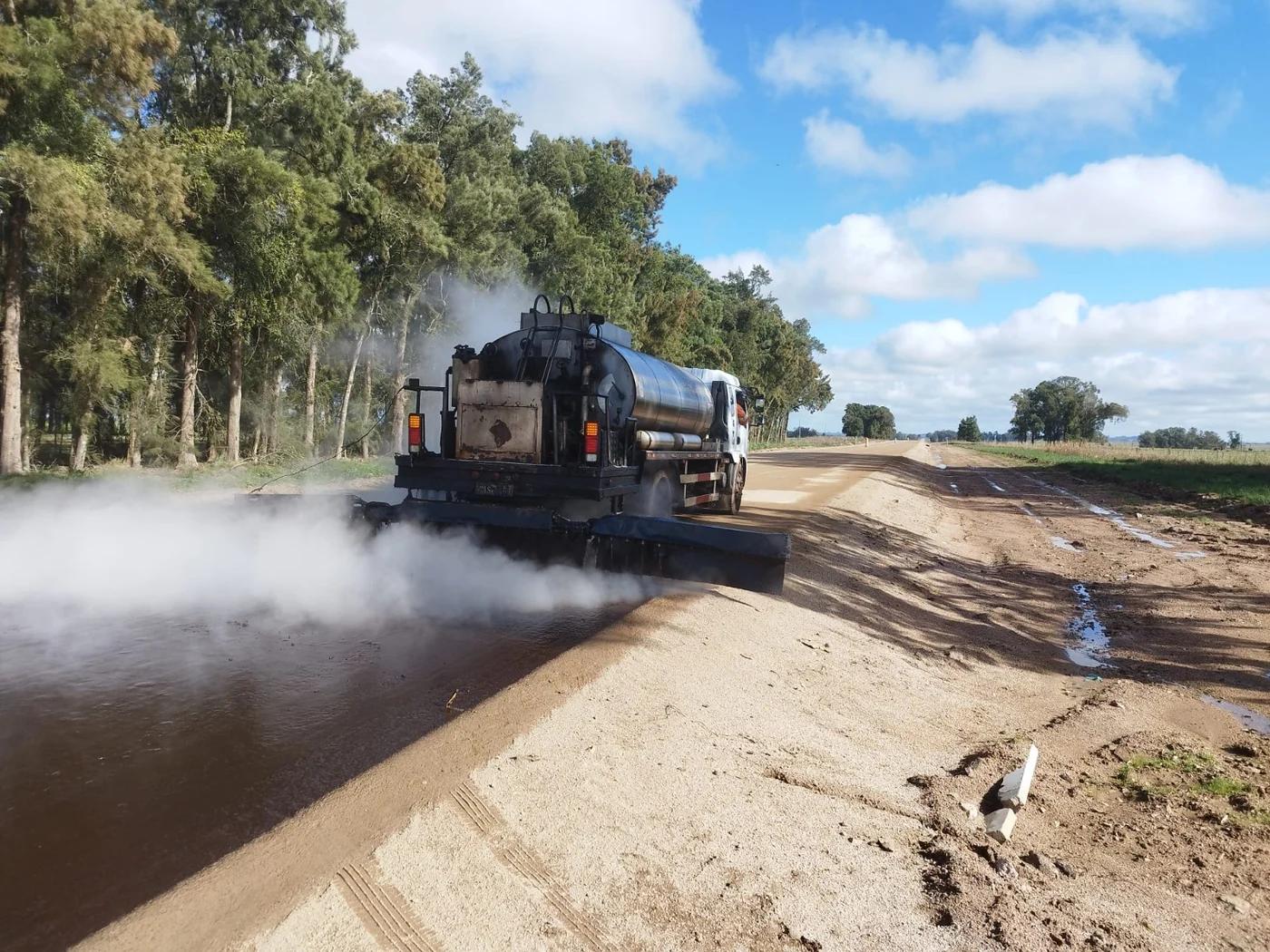 Avanza la mejora de la Ruta entre Arroyo Sarandí de Barceló y Ruta 18 en Cerro Largo
