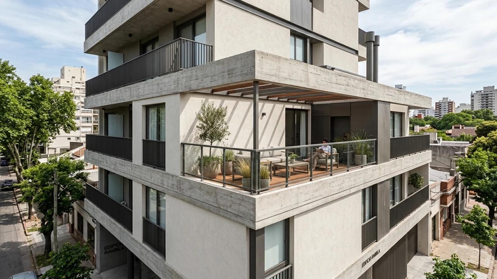 La Sobriedad Material: Un Pilar en la Evolución de Proyectos Residenciales con Terrazas Habitables