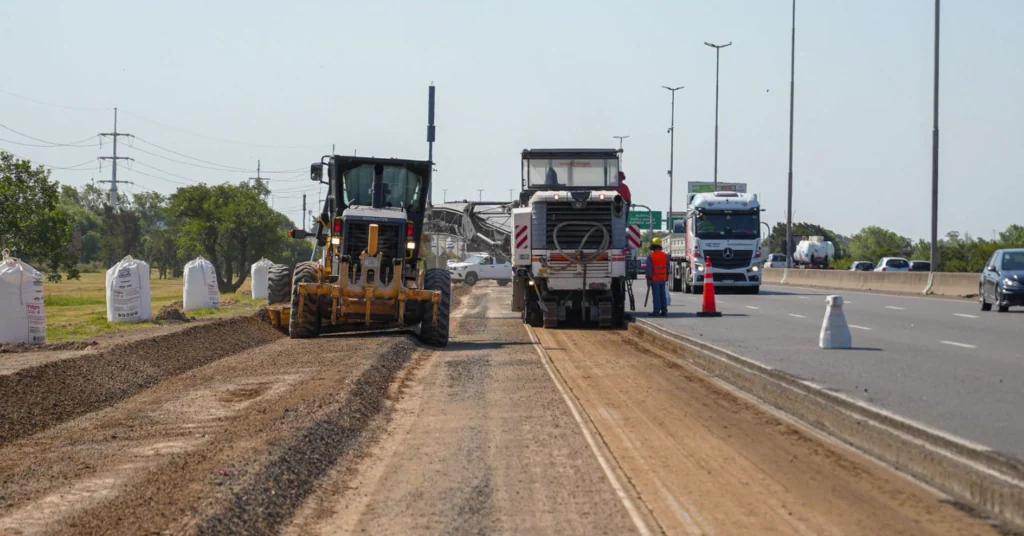 AUBASA avanza con la ampliación al cuarto carril en la Autopista Buenos Aires-La Plata