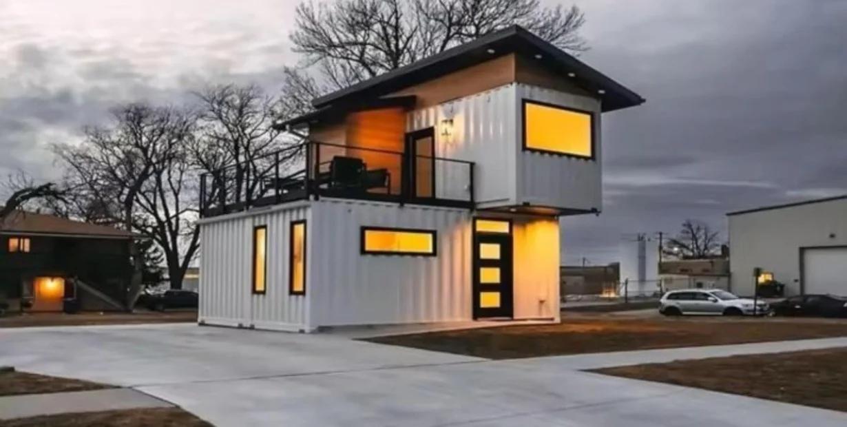 Casas prefabricadas de acero de dos plantas disponibles en Amazon por menos de 15.000 euros