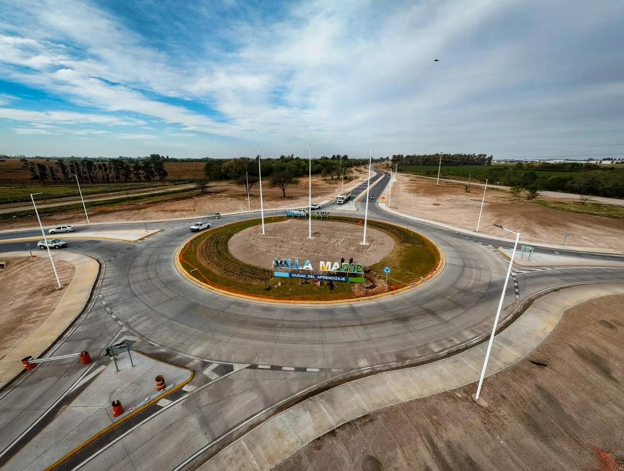 Córdoba habilitó un tramo de 7 kilómetros de la circunvalación de Villa María y Villa Nueva