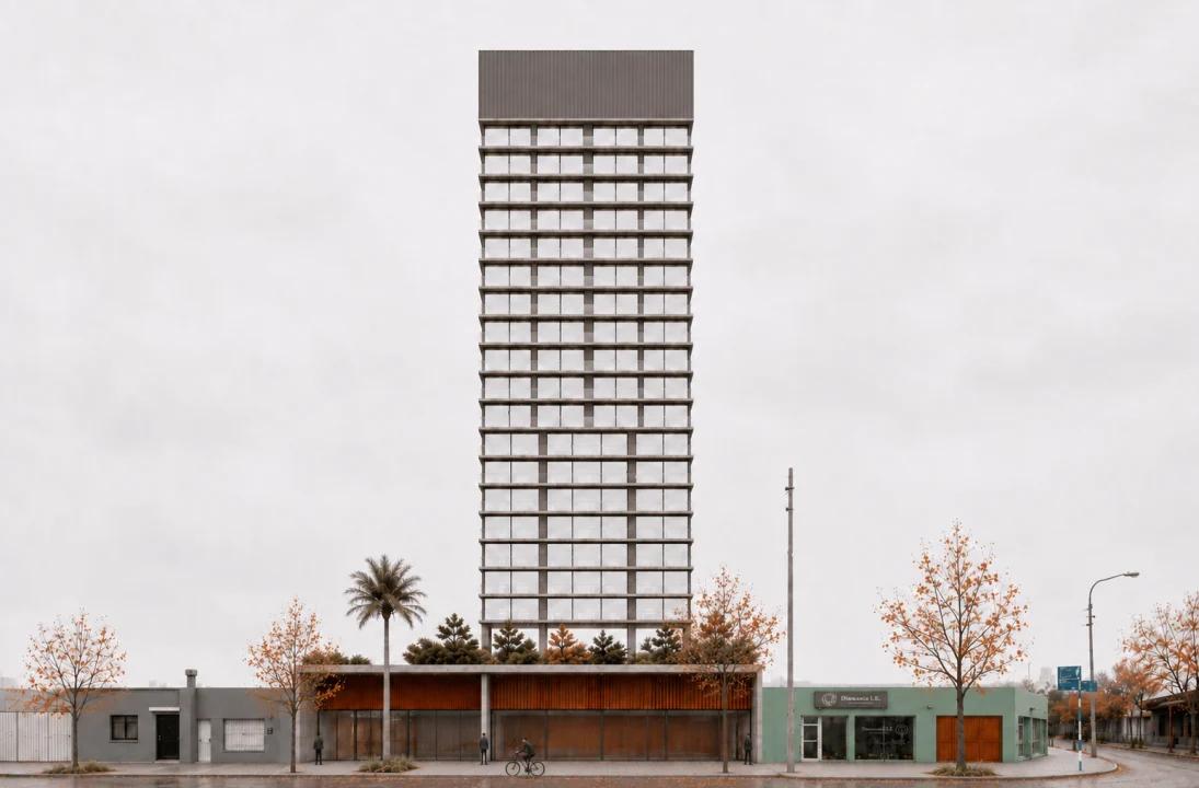 General Roca: proyecto de usos mixtos frente al Canalito combina vivienda, comercio y espacio público