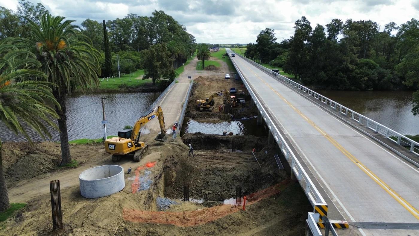 Avanzan las obras en la doble vía de Ruta 9 con nuevos puentes en Canelones y Maldonado