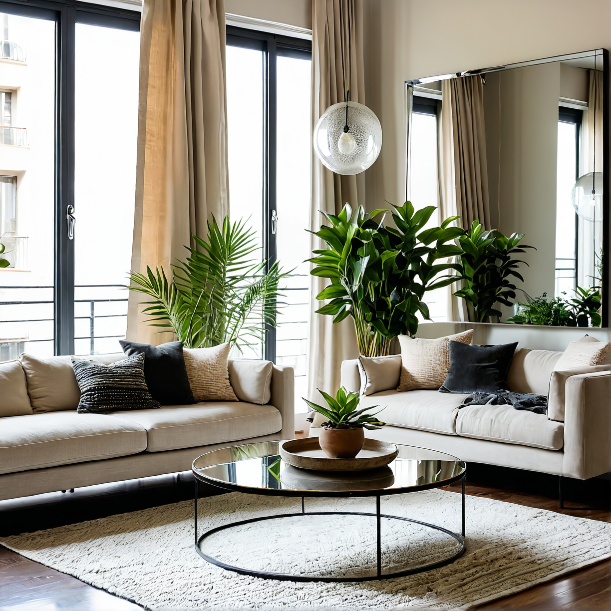 Transformando espacios: El poder del vidrio y los espejos en el interiorismo