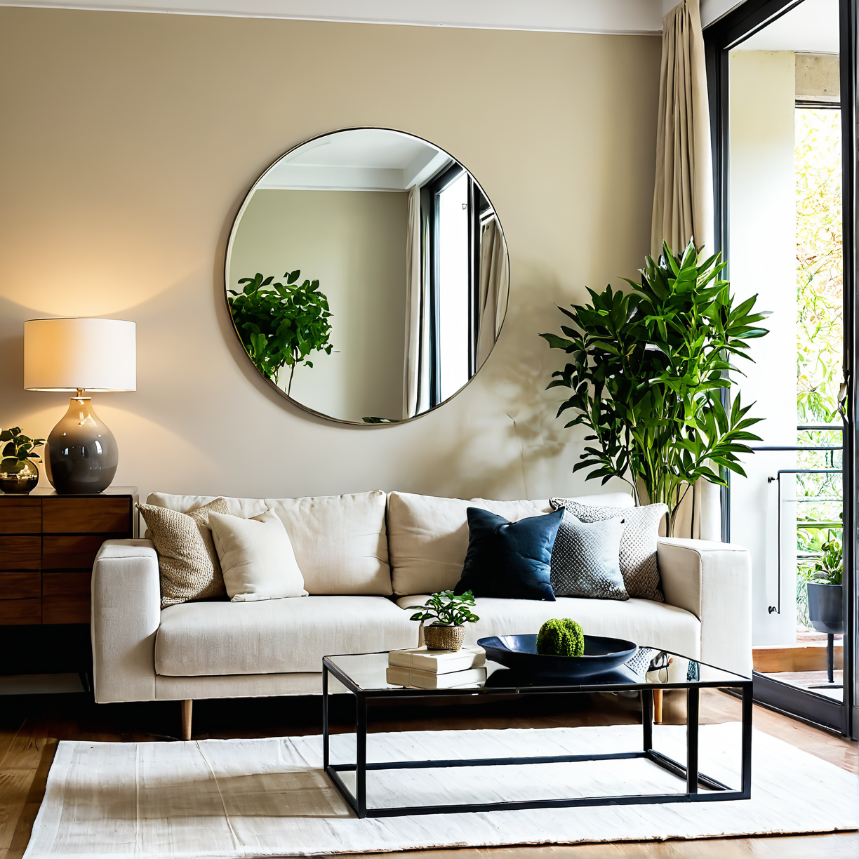 Transformando espacios: El poder del vidrio y los espejos en el interiorismo