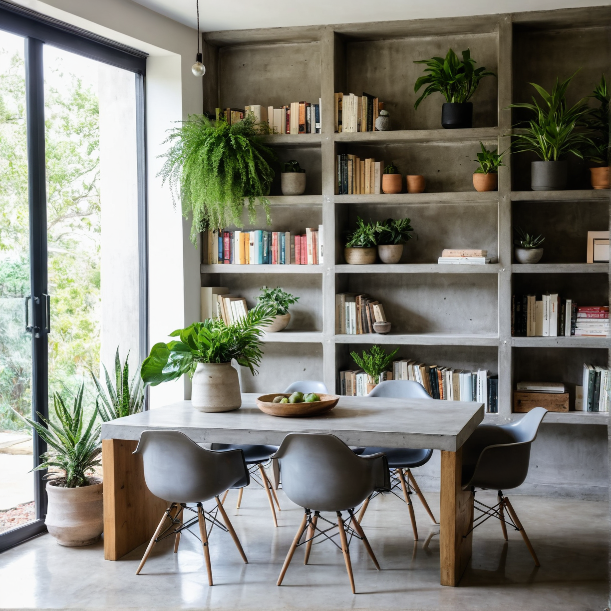 Mobiliario de Concreto: La Nueva Estética en Interiores Modernos