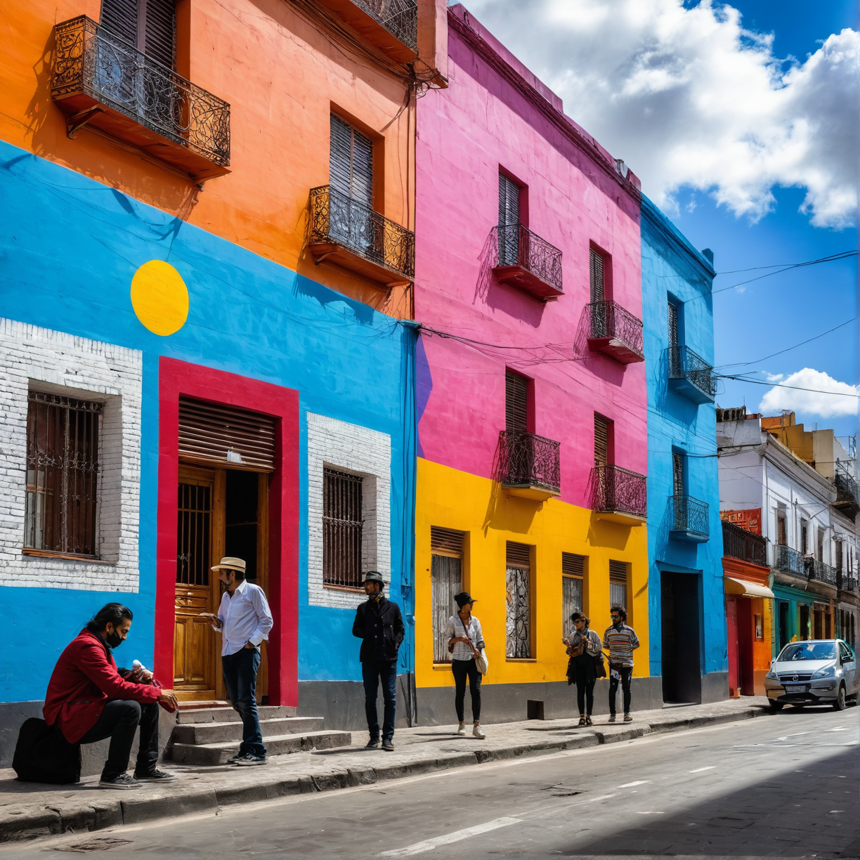 Cuando el Diseño Encuentra la Pintura: La Simbiosis entre Arquitectura y Arte Contemporáneo