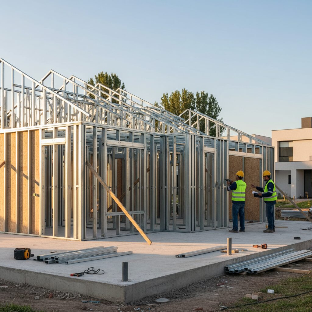 Estructuras de Acero Ligero: La Base del Steel Framing