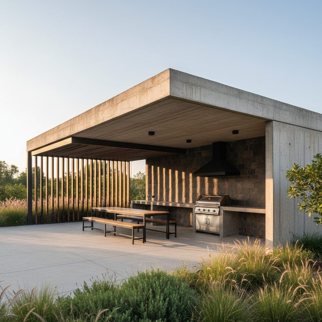 Arquitectura del Fuego Exterior: Desafíos y Elecciones Materiales para el Quincho 2025