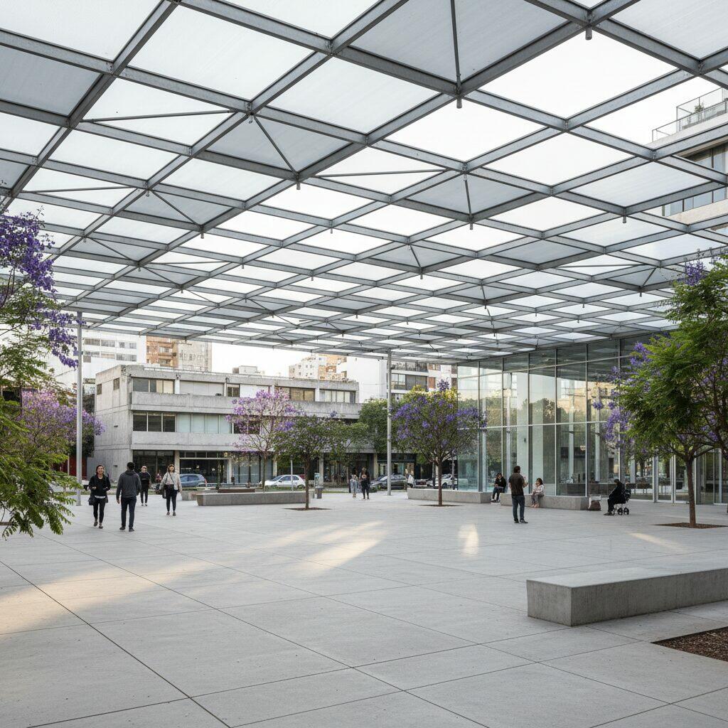 La Quinta Fachada Se Despliega: Liviana y Reconfigurable