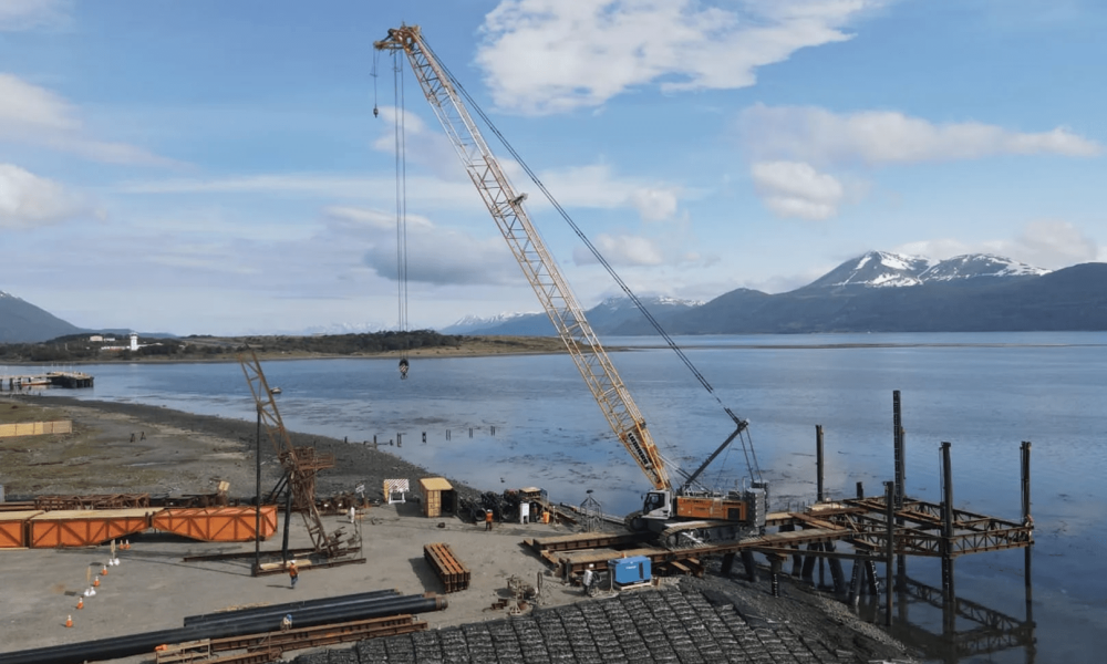 Impulso al Desarrollo: Avanza la Construcción de Infraestructura Portuaria Multipropósito en Puerto Williams