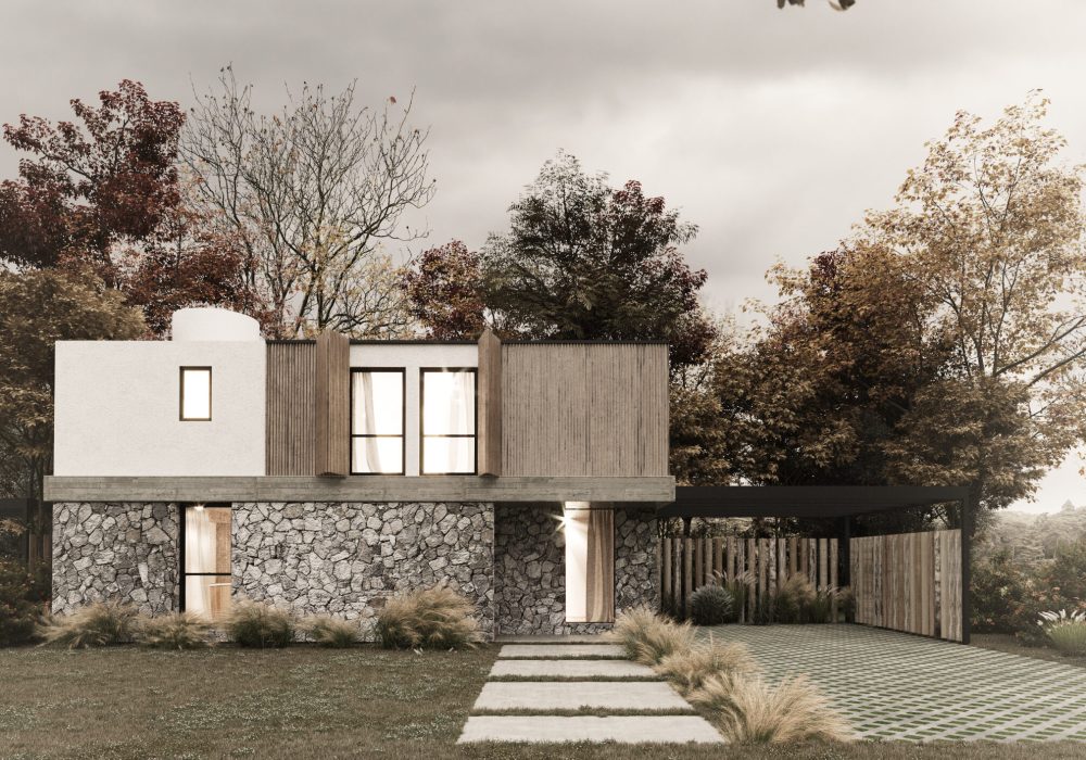 Casa Suelo: Un Refugio Contemporáneo que Enraíza Tranquilidad y Confort