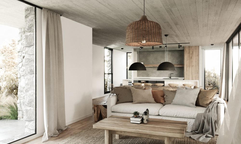 Casa Suelo: Un Refugio Contemporáneo que Enraíza Tranquilidad y Confort
